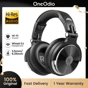 Studio Monitor Over-Ear Headphones - 50mm Drivers